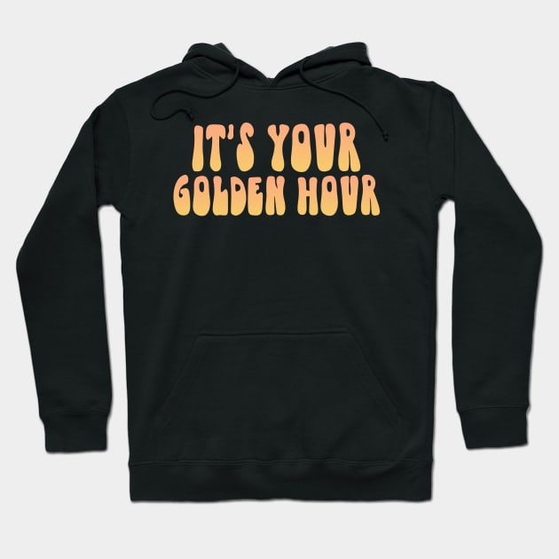 Golden Hour Pink and Yellow Hoodie by MMaeDesigns